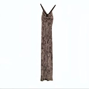 ✨ EXPRESS snake-print maxi dress